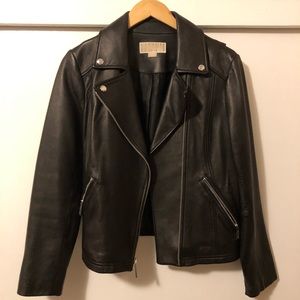 Classic Michael Michael Kors Leather Moto Jacket!!